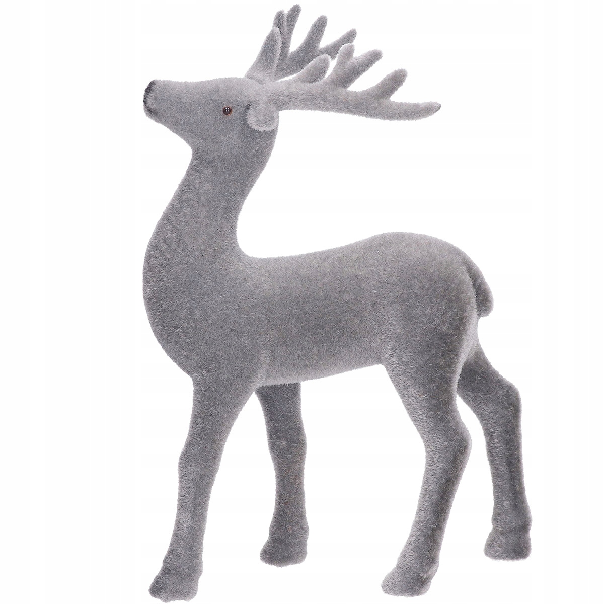 RENIFER WELUROWY FIGURKA NA STROIK ŚWIĘTA PREZENT