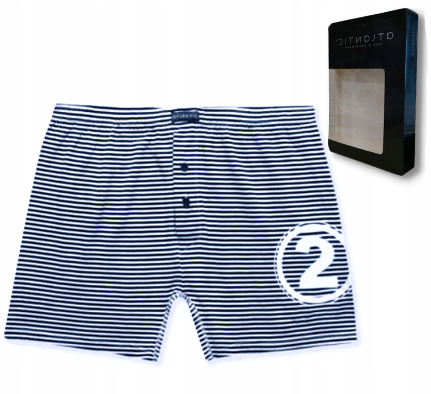 

Bokserki luźne męskie Atlantic MBX-477 XXL denim