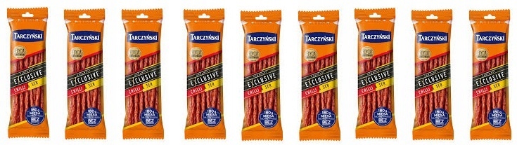 Levně 9 x 90 g Tarczyński Kabanos Exclusive Chilli Sýr z polotovaru