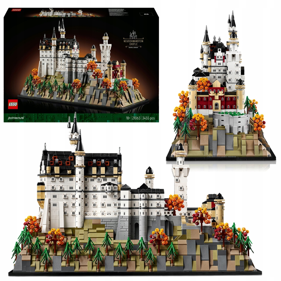 Lego Architecture 21063 Sběratelská sada Zámek Neuschwanstein
