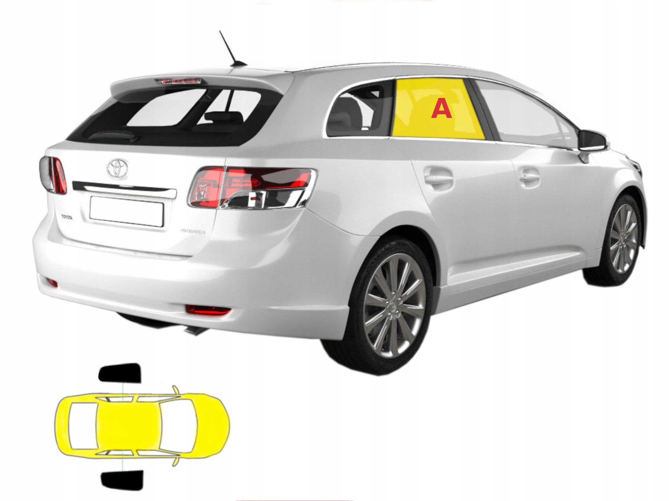Sluneční clony Toyota Avensis III kombi