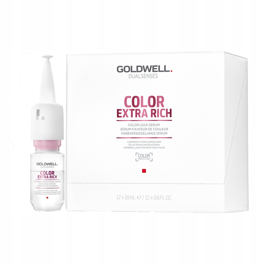 Goldwell Color Extra Rich hydratační sérum v ampulích pro husté vlasy