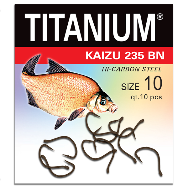 Haczyki Titanium Kaizu 235 BN nr 12 - 02-P-235 BN - 13049333861 ...