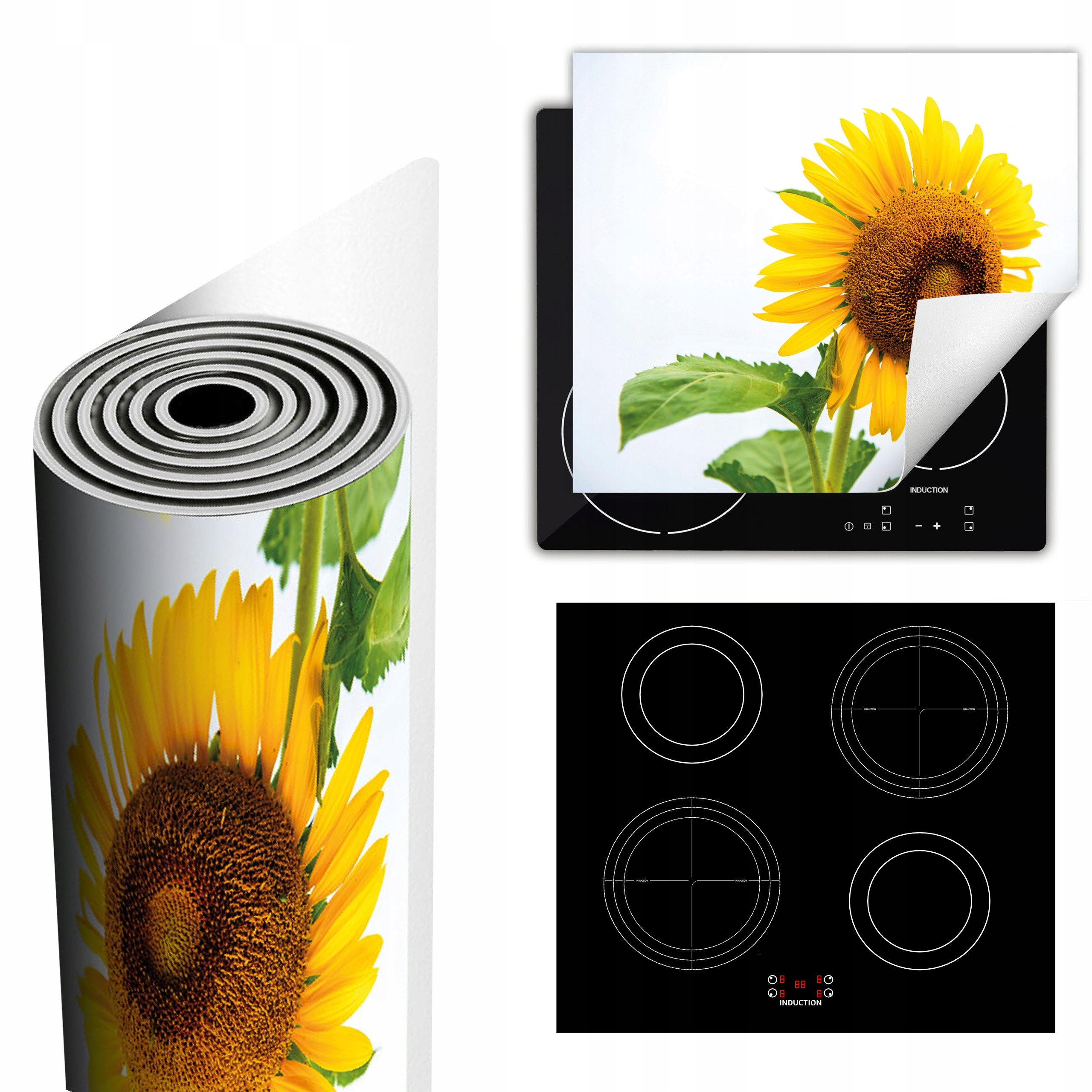 Ochranná Podložka Na Sporák Má Více Místa 60x52 Slunečnice