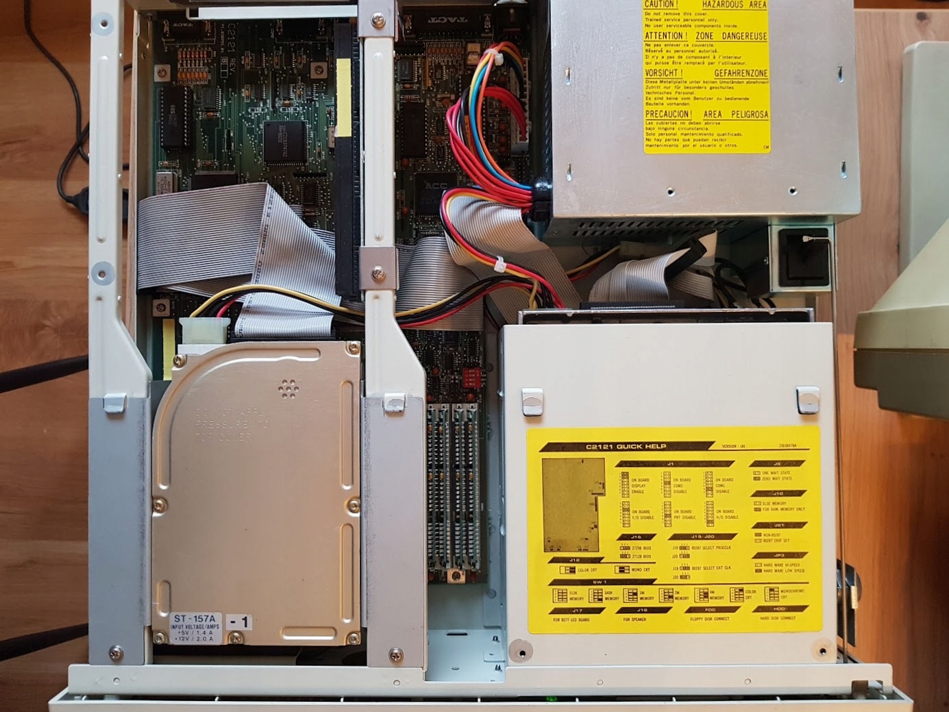 Zestaw komputerowy Copam PC286M Intel N80286-12 klawiatura