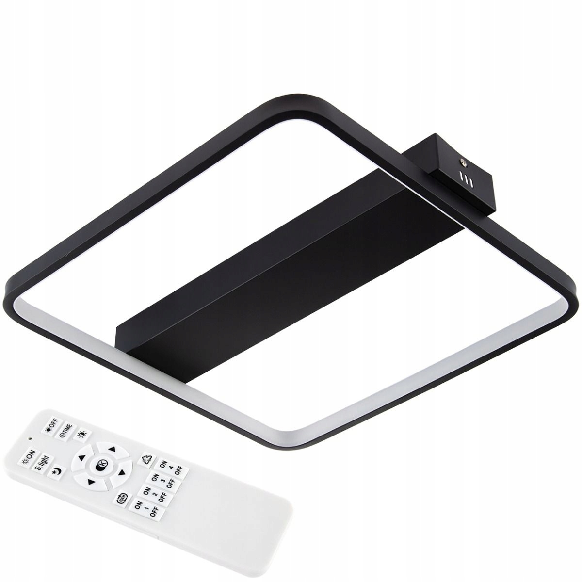 Luster Stropná Lampa Stropné Svietidlo Led Dekoračná 40W Diaľkový Ovládač Farebná Pamäť