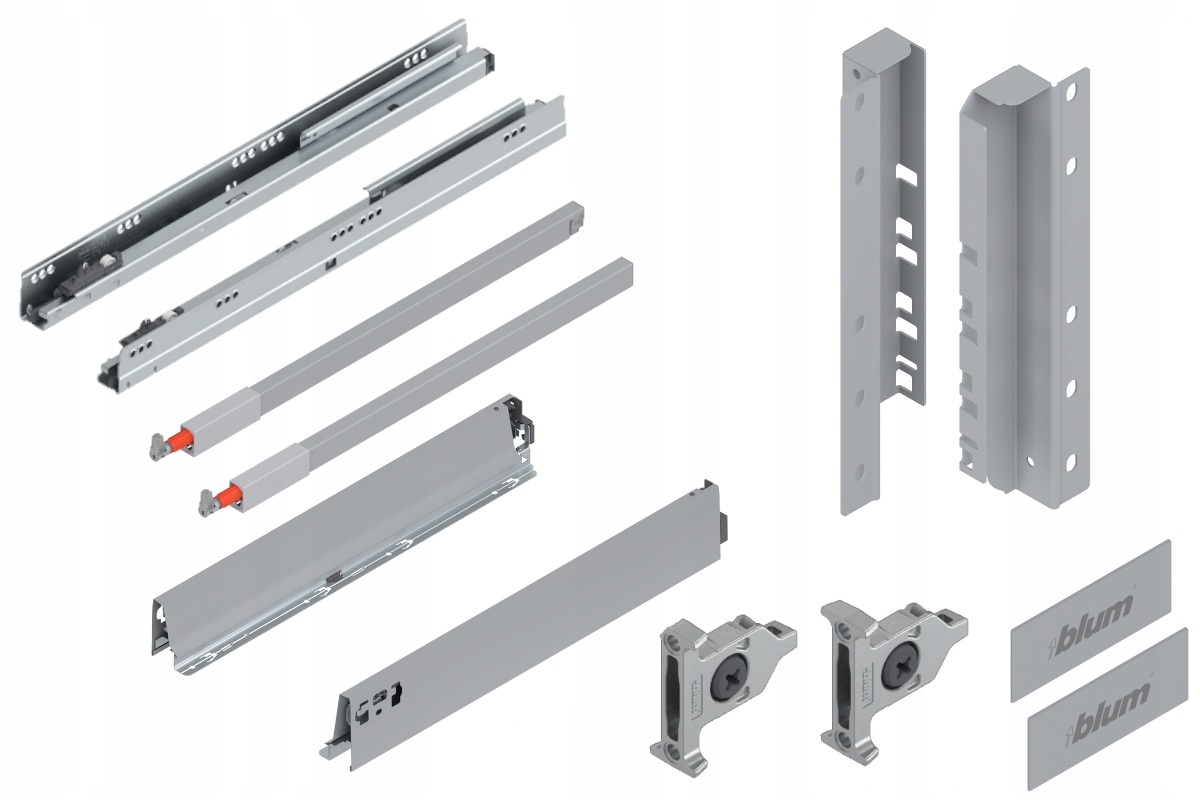 

Blum Szuflada Tandembox 500 Wysoka D Szara 30kg