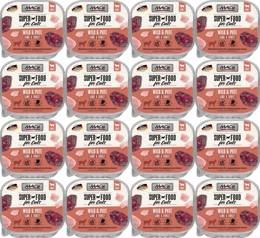 MAC's Cat Game, Krůta 16 x 100 g