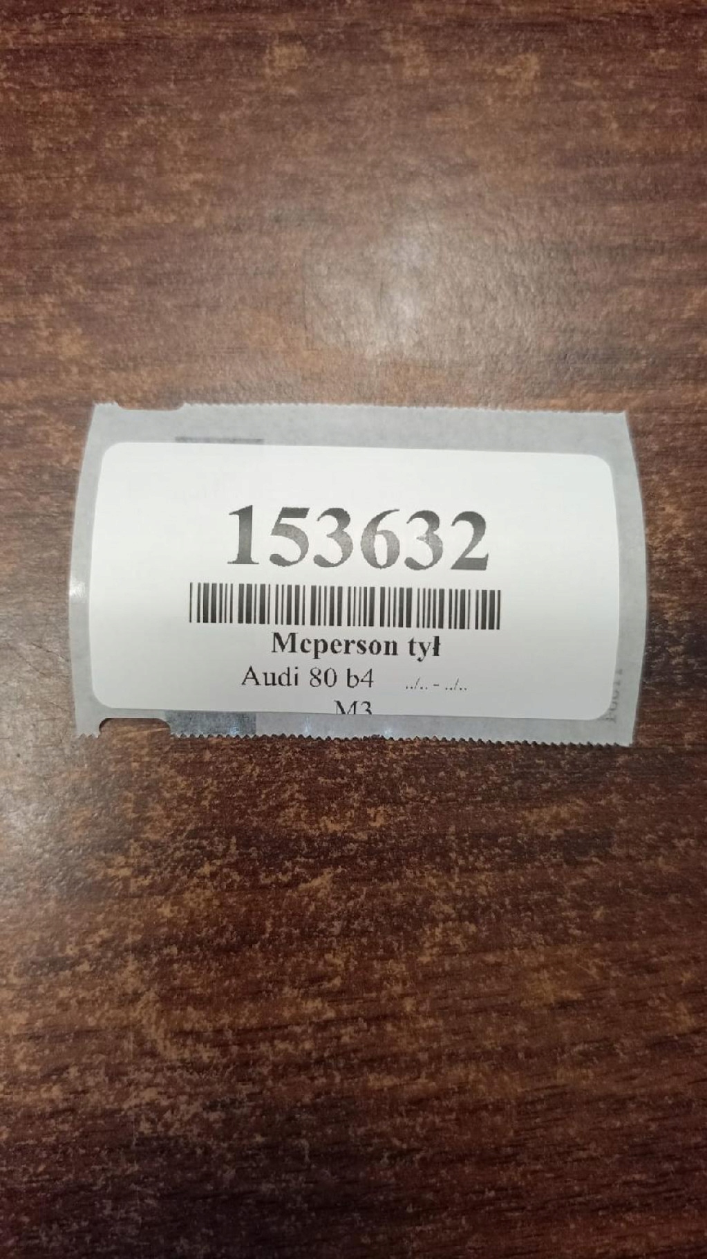 AUDI 80 B4 MCPHERSON links heck