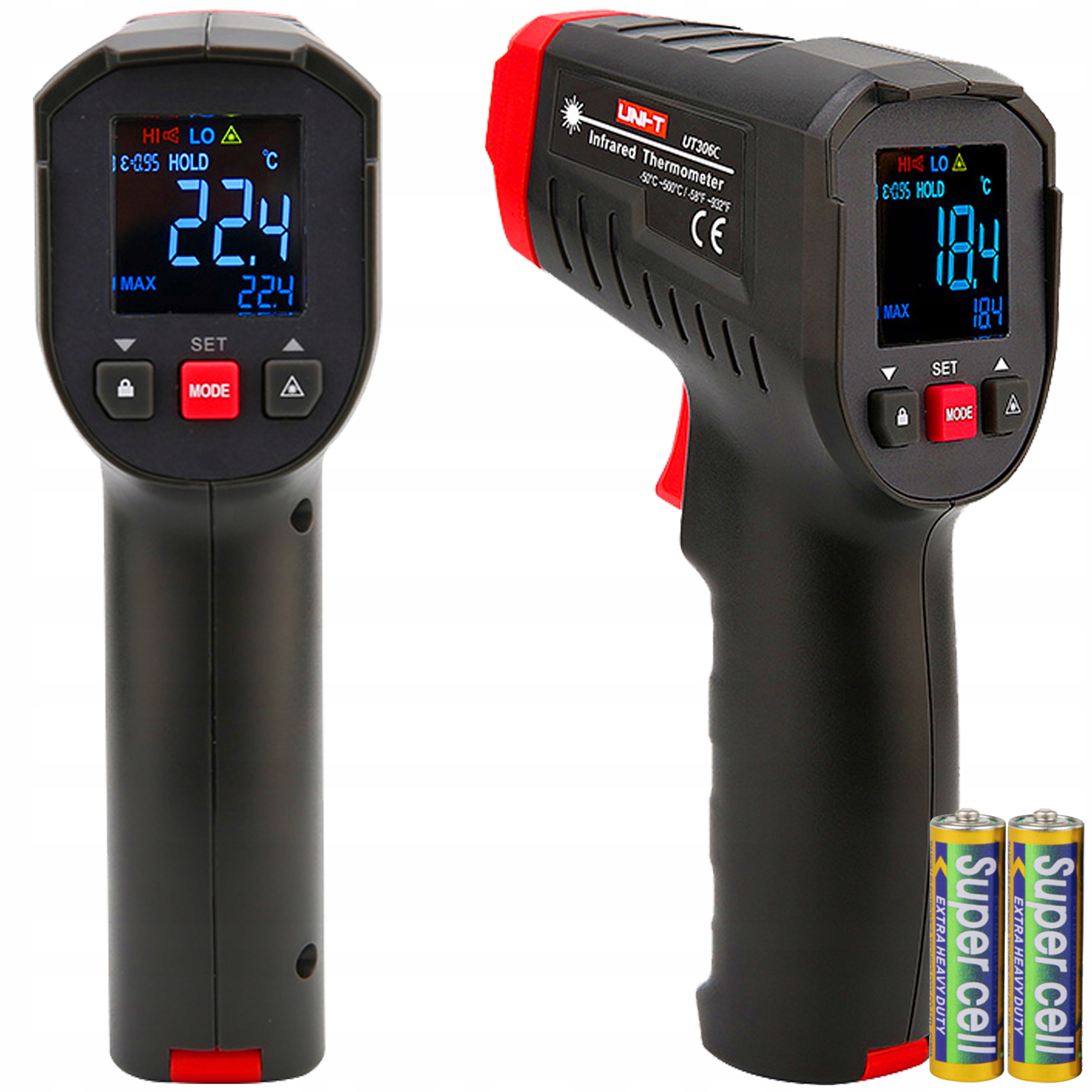 Laserový Pyrometr Bezkontaktní Teploměr -50 +500 UT306C