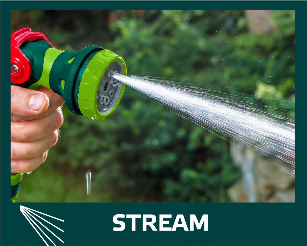 PISTOLET OGRODOWY ZRASZACZ + ZŁĄCZKI VERTO 15G712 Typ pistoletowe