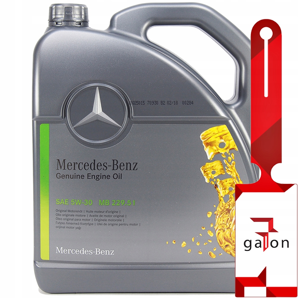 

Mercedes 5W30 Dpf MB229.51 5L Olej