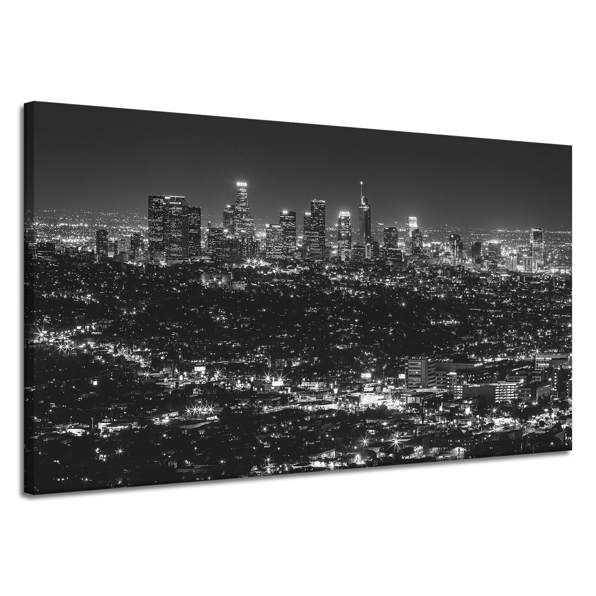 Obrazy na plátně Los Angeles černobílé 120x70