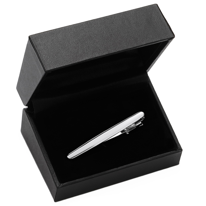 Spinka Metalowa do Krawata Męska + PUDEŁKO ZKP13