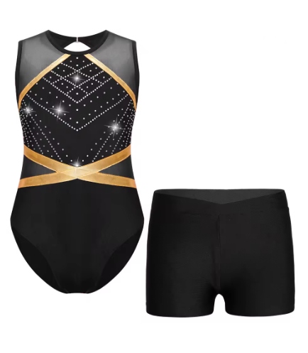 Strój Akrobatyka R 170 176 Do Gimnastyki Tańca Komplet Body 2503