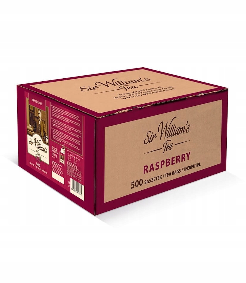 Sir Williams Tea Raspberry Herbata 500 saszetek