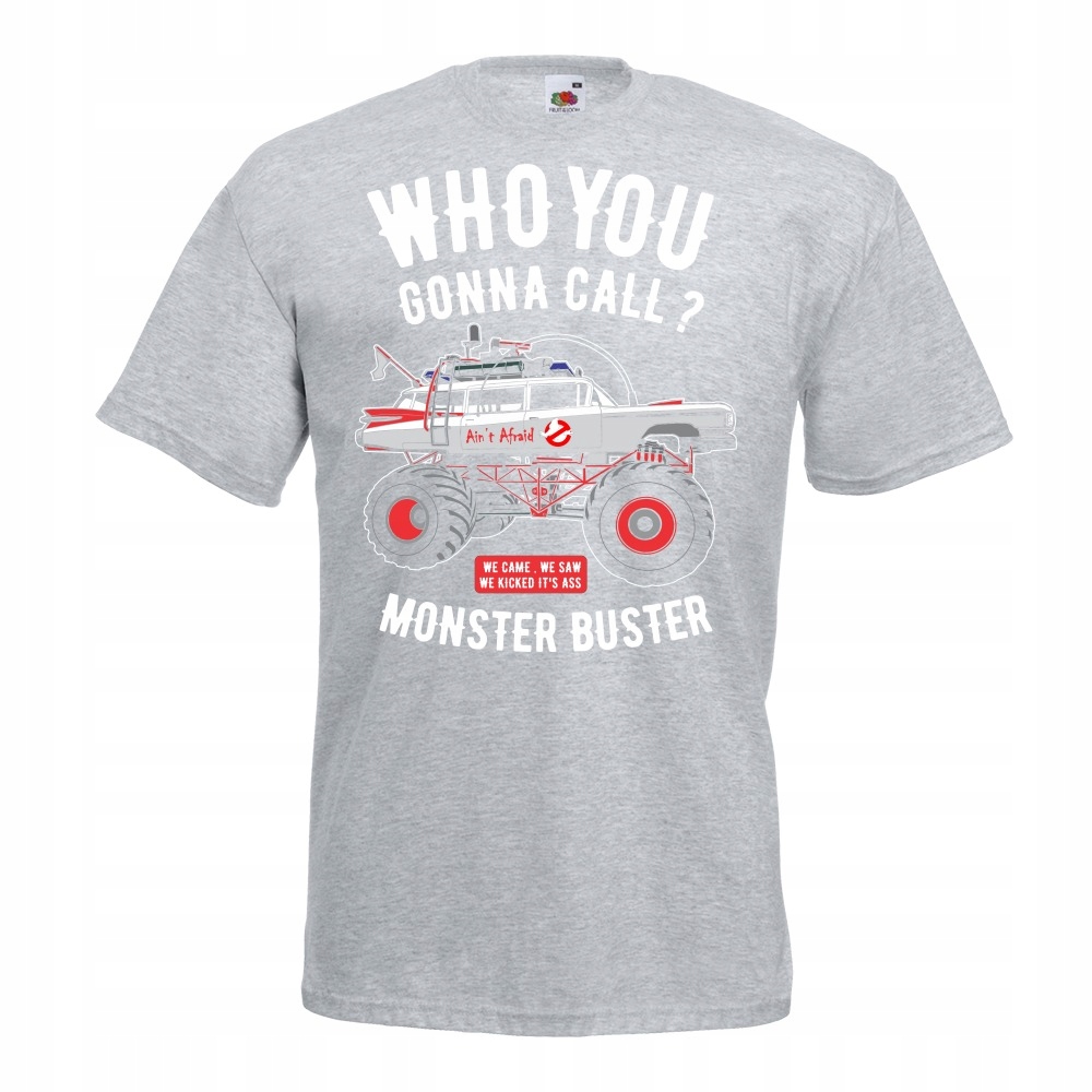 

Koszulka monster truck buster auto M szara