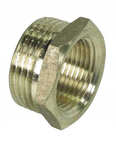 REDUKCJA MOSIĘŻNA GWINT ZEWNĘTRZNY 6/4x1/2 GWINT WEWNĘTRZNY