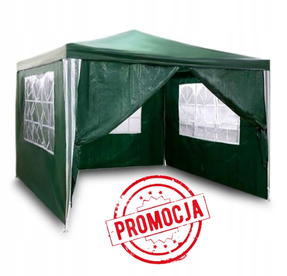 Namiot Ogrodowy Imprezowy Eventowy 4 ścianki 3x3x2,5m Mocny *WYSOKA JAKOŚĆ*