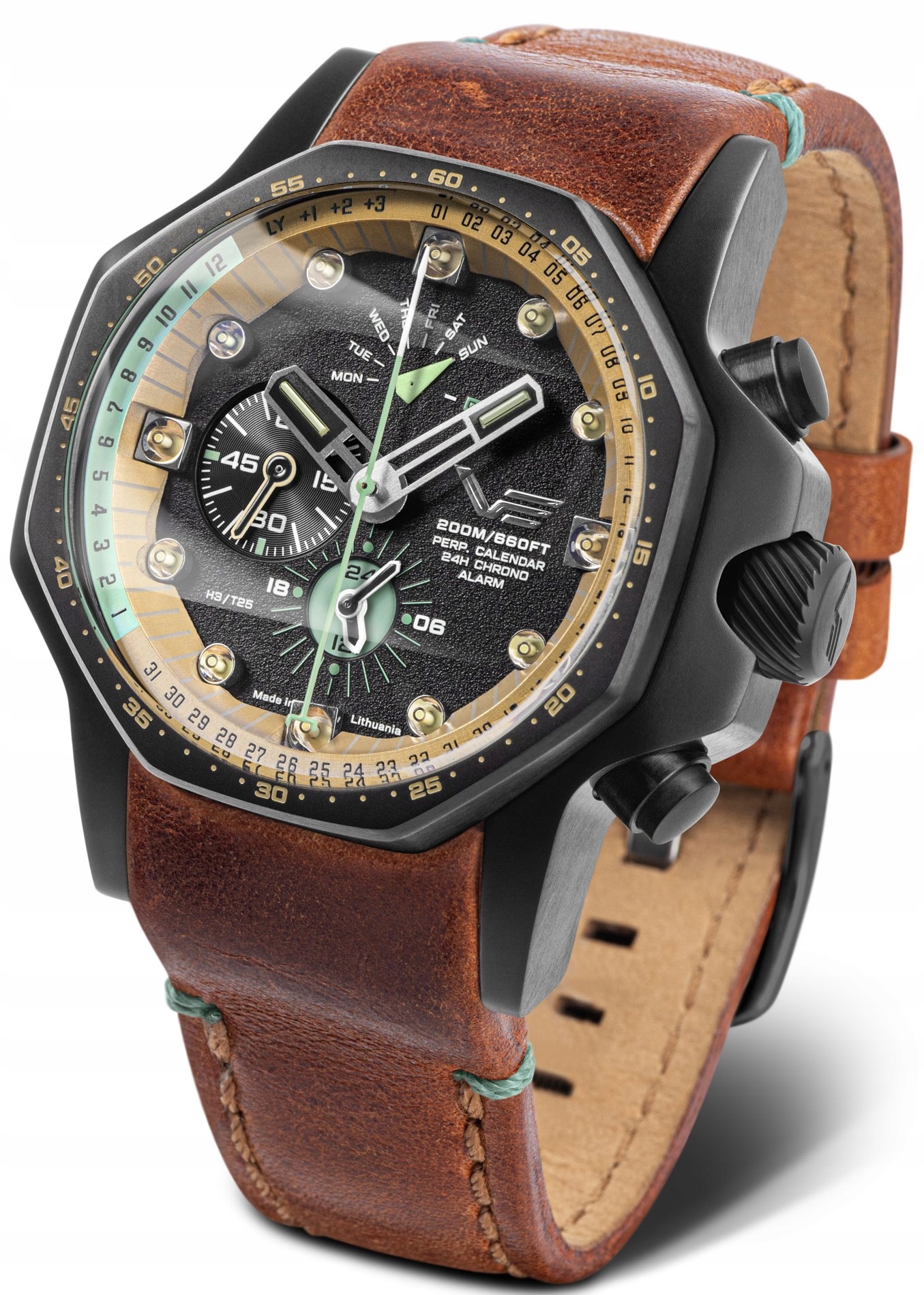 Nové originální hodinky Vostok Europe YM86-640C697 Atomic Age Oppenheimer