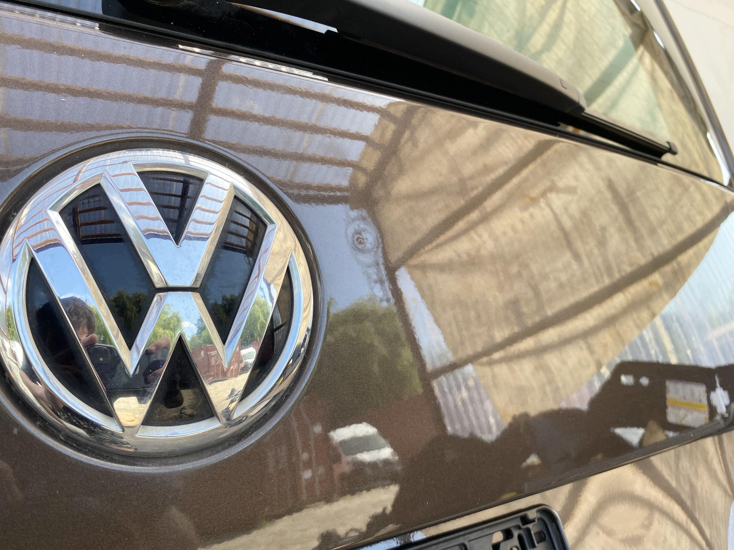 VW TRANSPORTER MULTIVAN T6 16- boot doors rear part BRAZOWY METALIK ORYG. LAKIER
