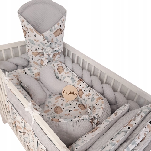 BEDDING 5 ELS FOR COT ВАФЕЛЬНЫЕ COOKON МЫ BRAID