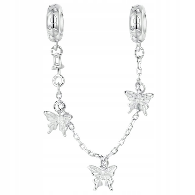 Charms Řetízek Charms Motýlci Stříbro 925 Charmsy Trusky