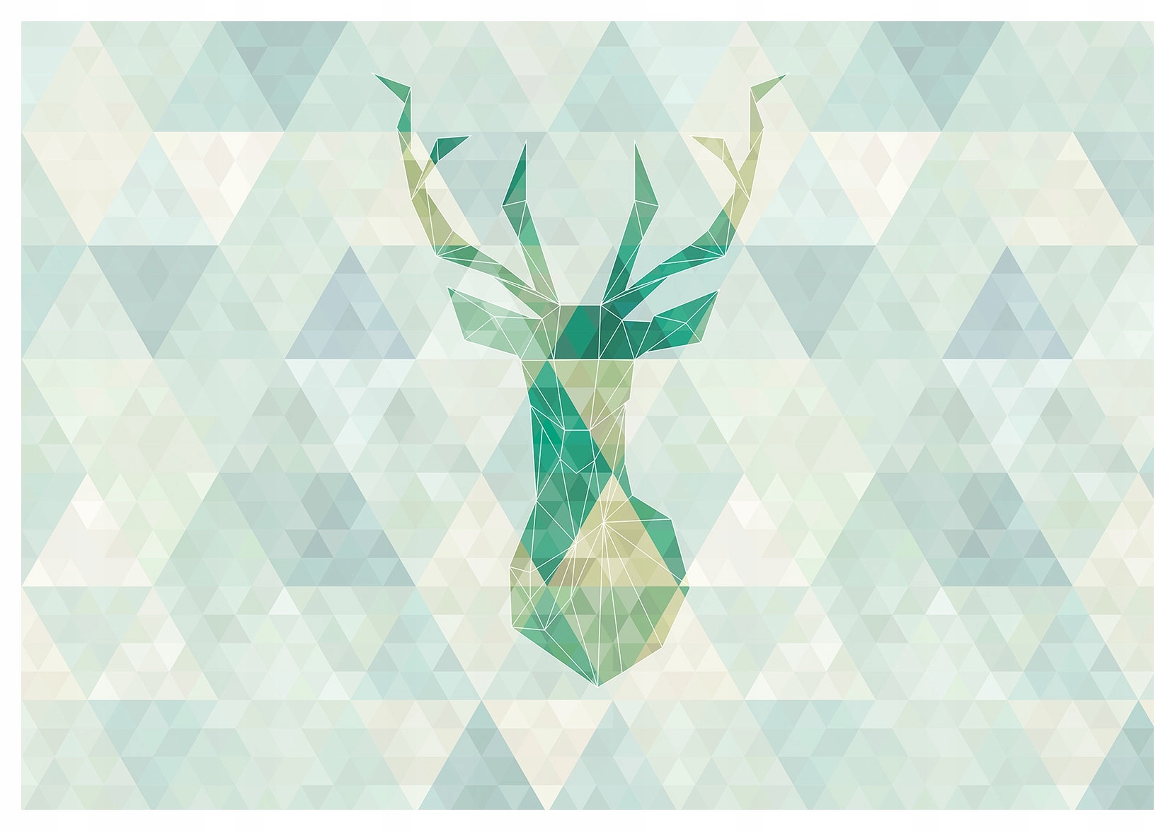 Fototapeta Jelen geometrická abstrakce skandinávský vinyl 368x254 lepidlo