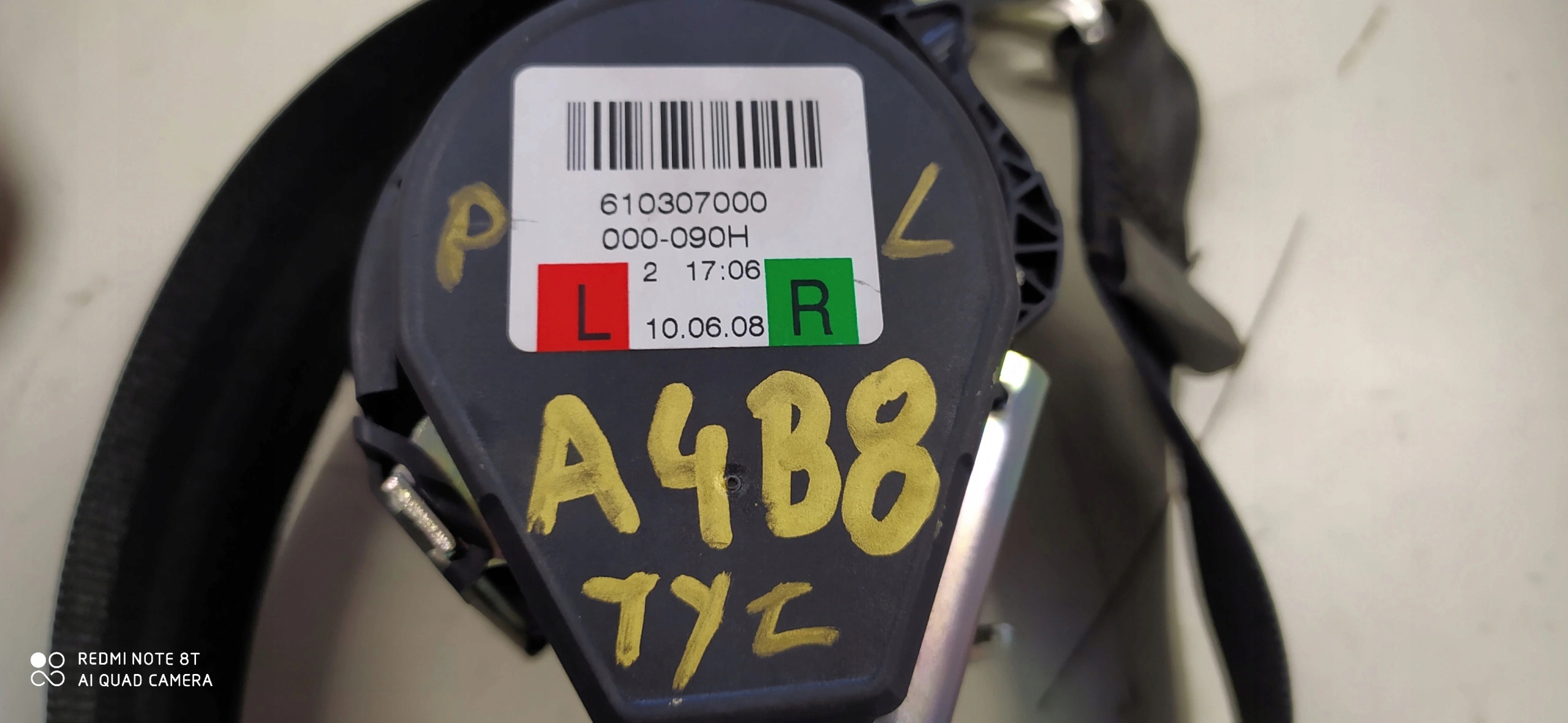Gurten Sicherheits heck AUDI A4 B8