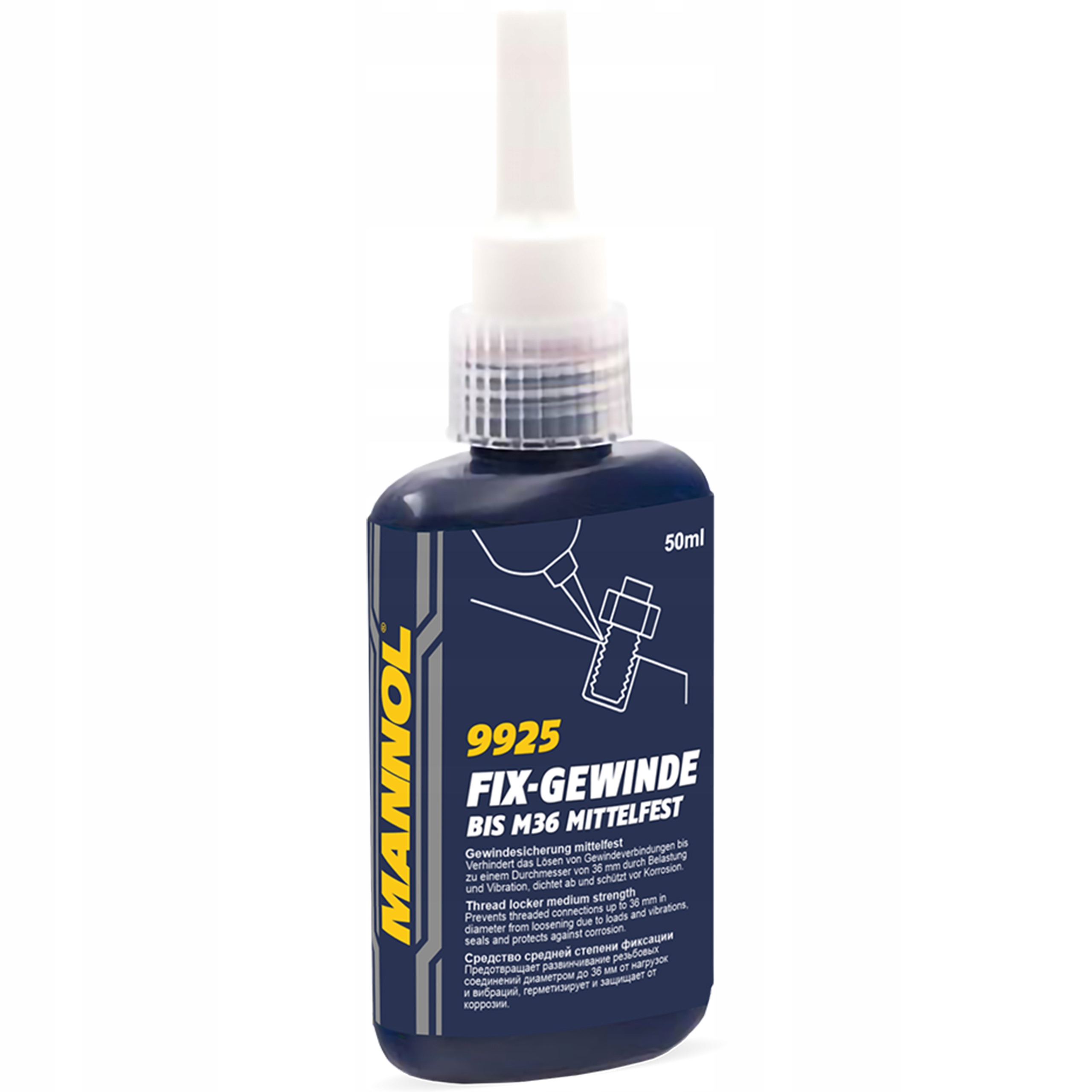 Klej Do Gwintów Mannol Fix-gewinde Średni 50ML