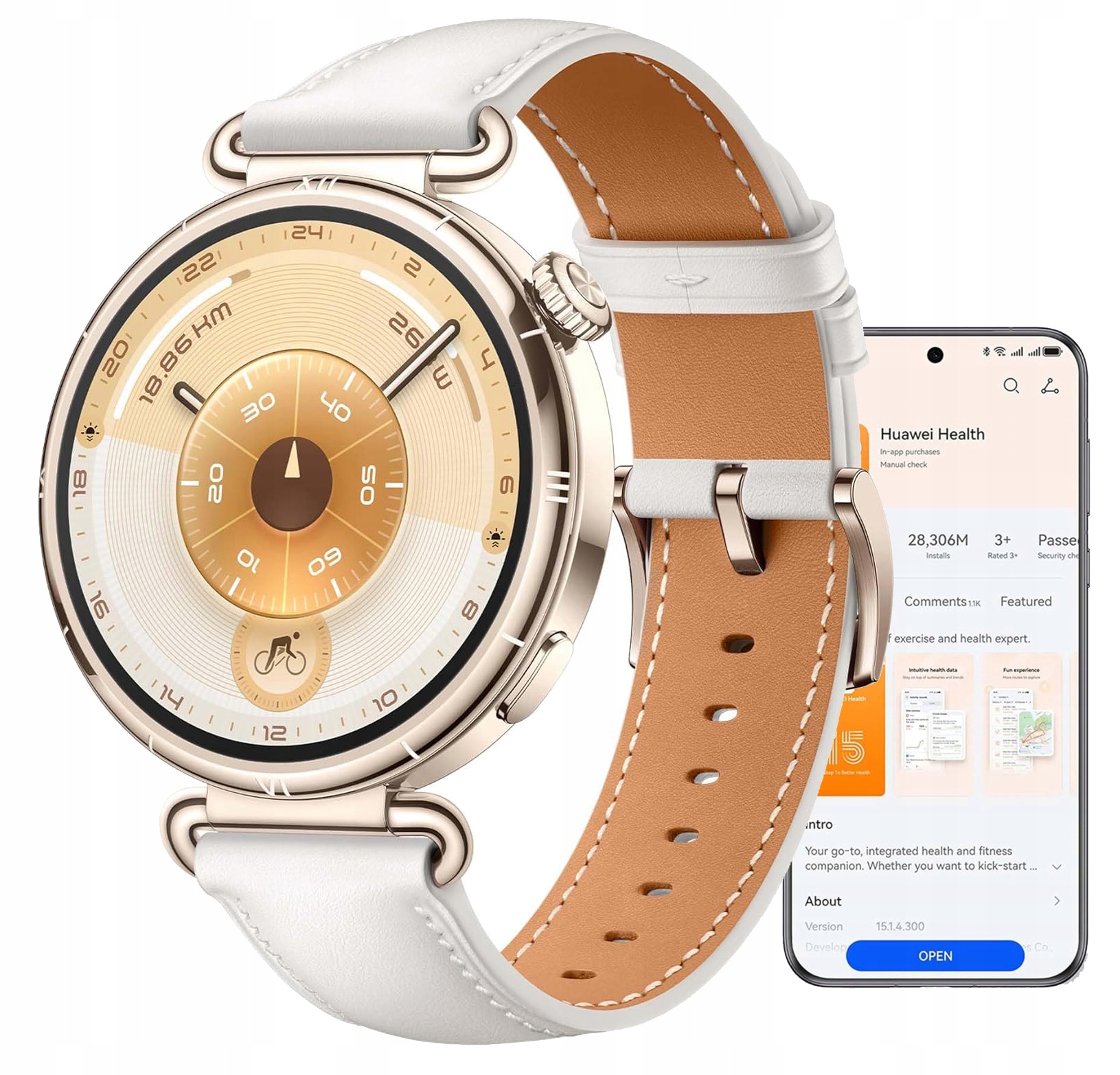 Multimediálne Inteligentné Hodinky Huawei Watch Gt 6 41 MM IP69 5ATM Amoled