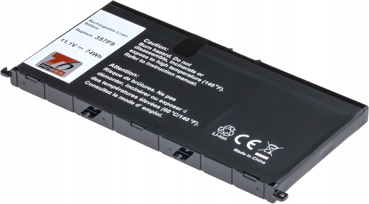 Batéria T6 Power pre Dell Insprion 15 7559, 7566, 7567, 6660mAh, 74Wh,…