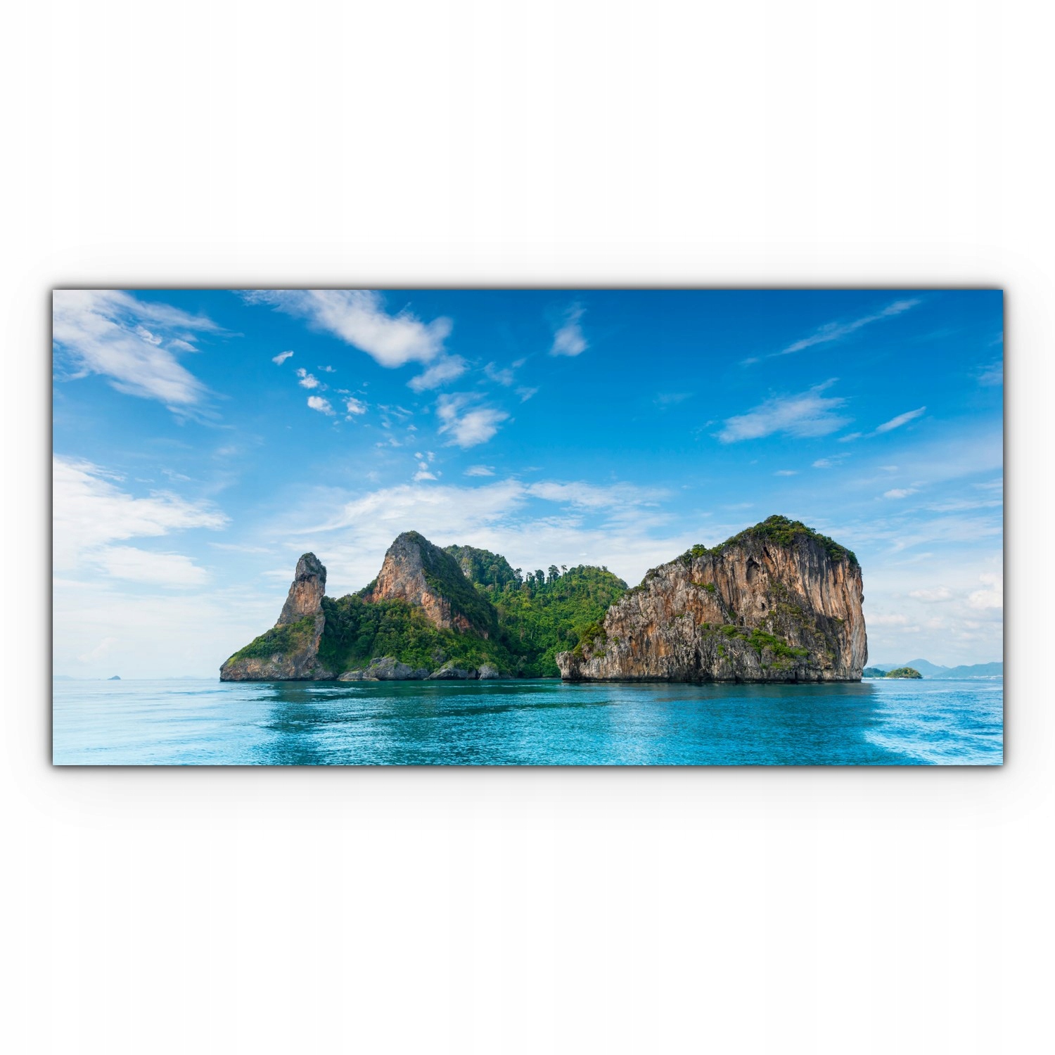 

Canvas na ramie ścienny 120x60 Klify Skały Wyspa