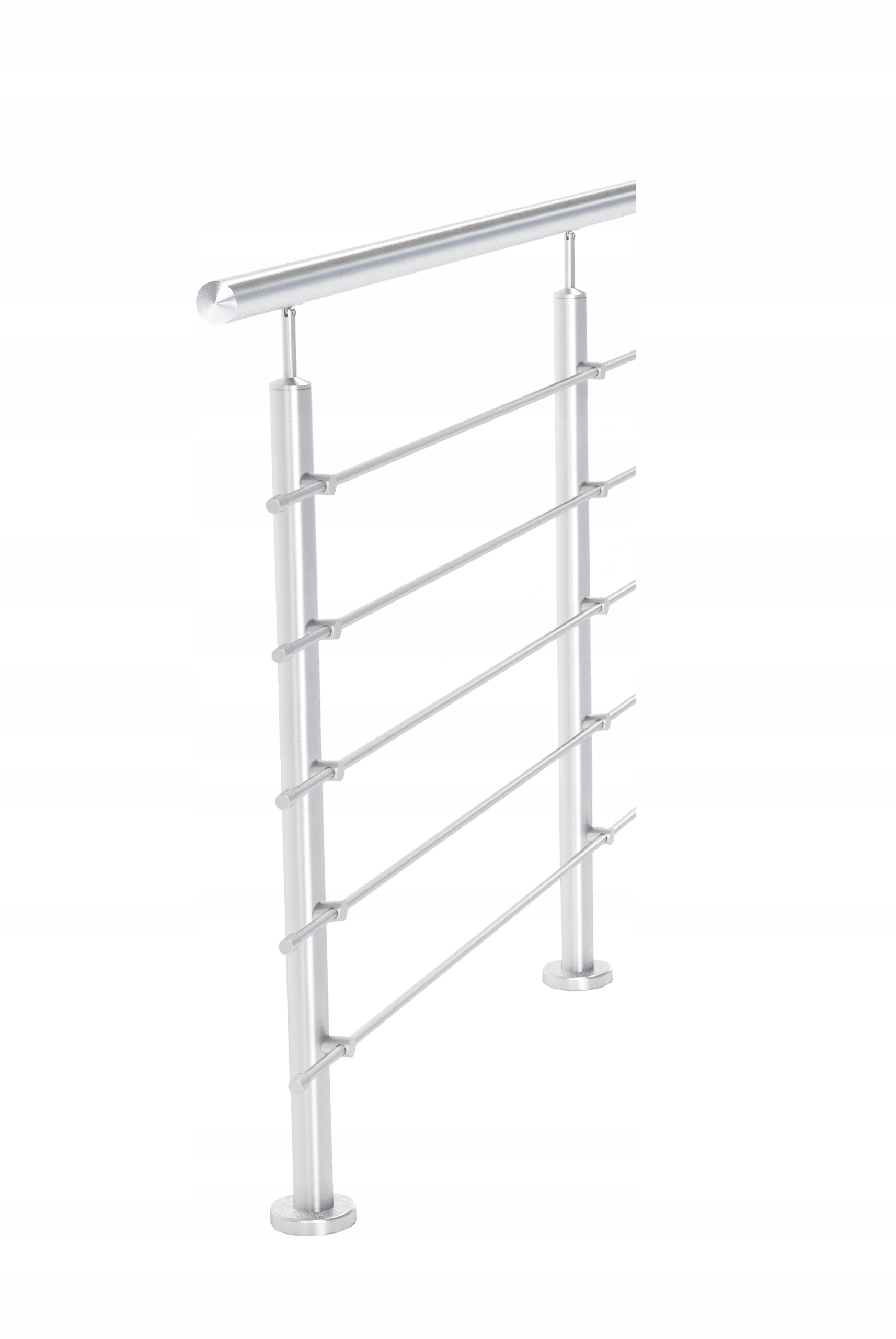 Zábrana Na Schody Balkonová Zábrada 100CM, Ø42,4/5x Ø12MM, Broušená