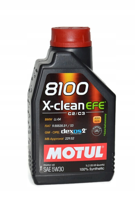 Olej Silnikowy Motul X-clean Efe 5W30 1L Vw 505.00 Bmw LL04 Opel Dexos 2 .