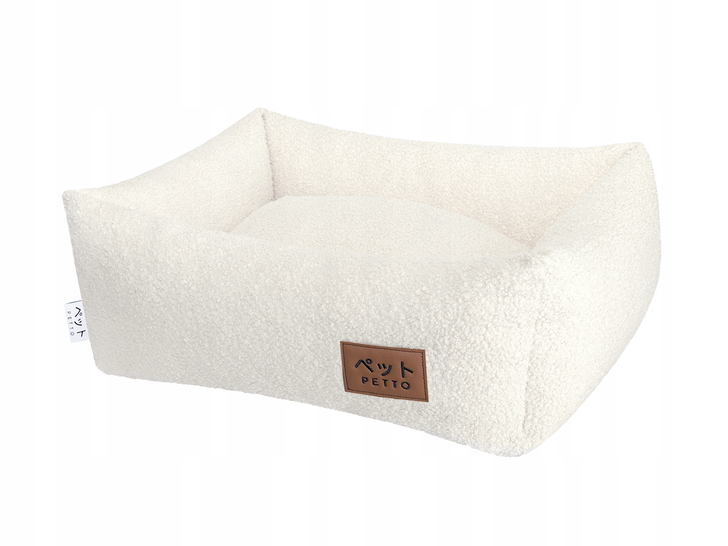 Levně Petto Pelíšek Osaka Cozy pro psy ecru M 95/75 cm