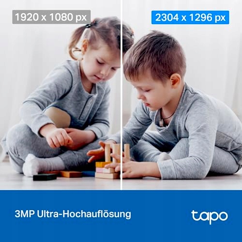 TP-LINK Tapo C210 Kamera IP 3MP 2-Way Audio Nocna Wizja 256GB — miniatura 3