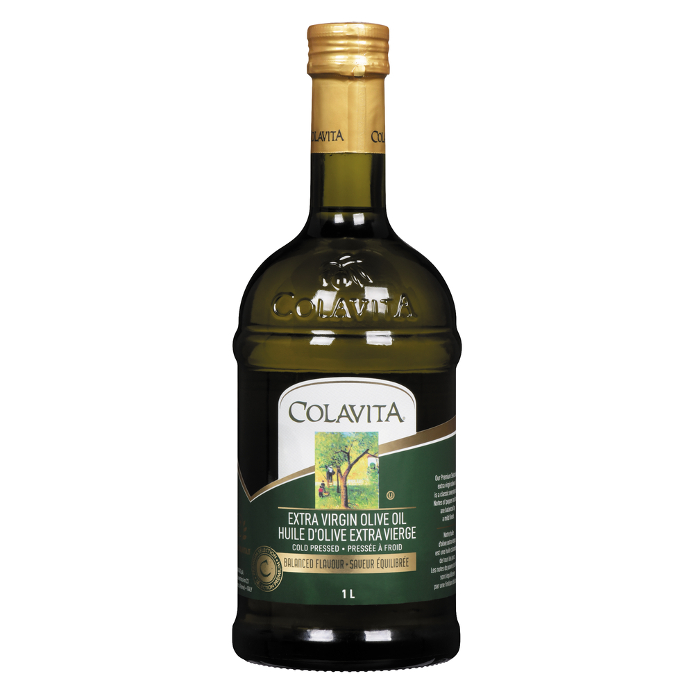 Colavita extra olivový olej 1 litr láhev Olio Extra zelená Italská
