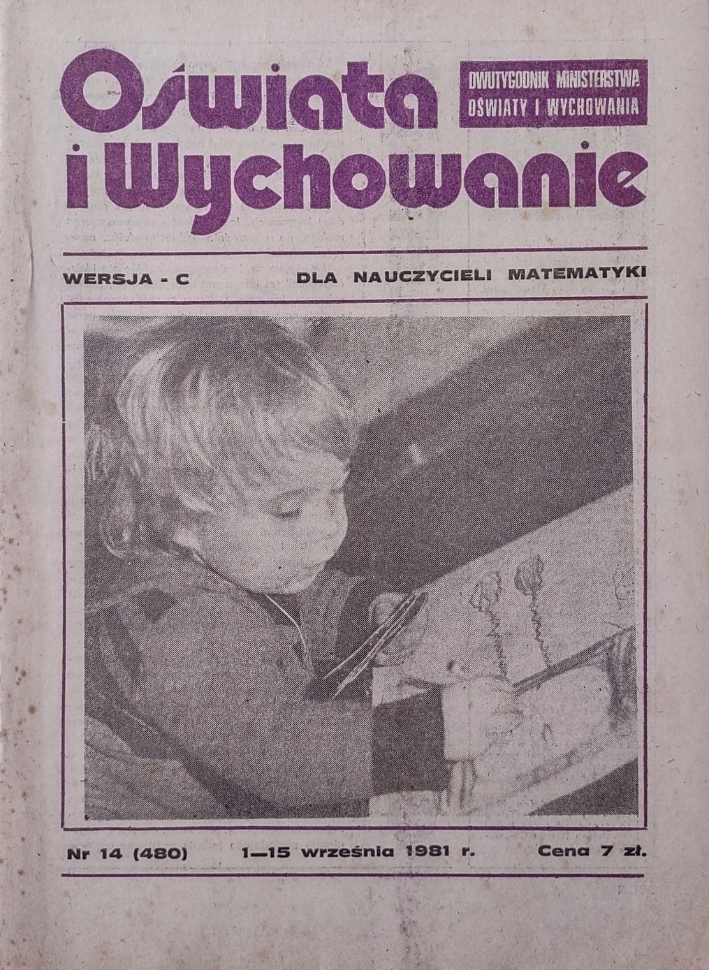 Oświata i wychowanie 14 1981 PRL