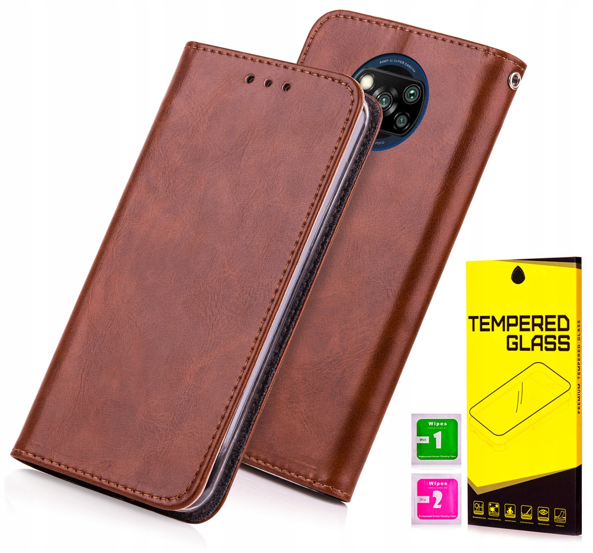 

Etui Blue Moon Do Xiaomi Poco X3 Nfc Szkło
