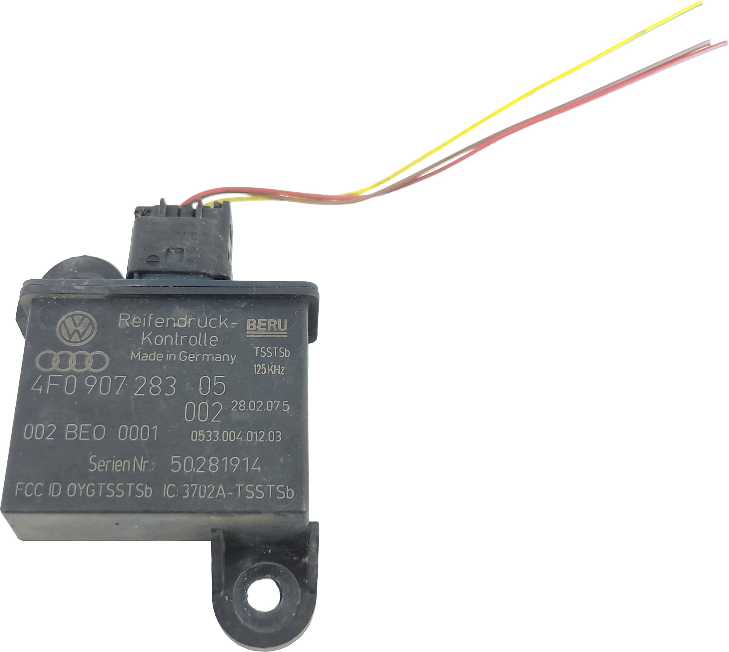 AUDI A6 C6 Sensor modul Bedienteil CISNIENA Reifens 4F0907283