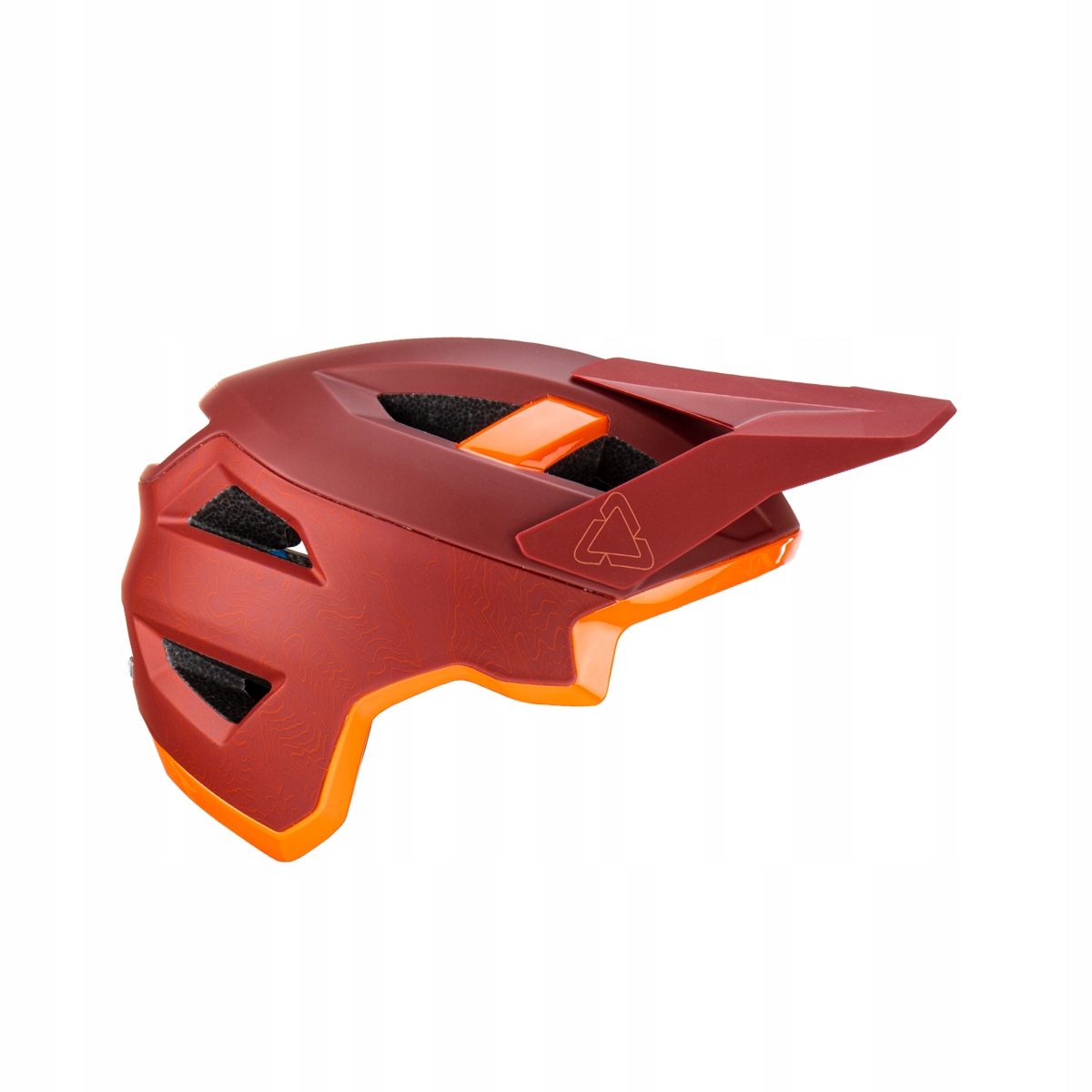Leatt Cyklistická přilba Mtb Allmtn 3.0 V23 Helmet Lava Barva Bordová/Oranžová