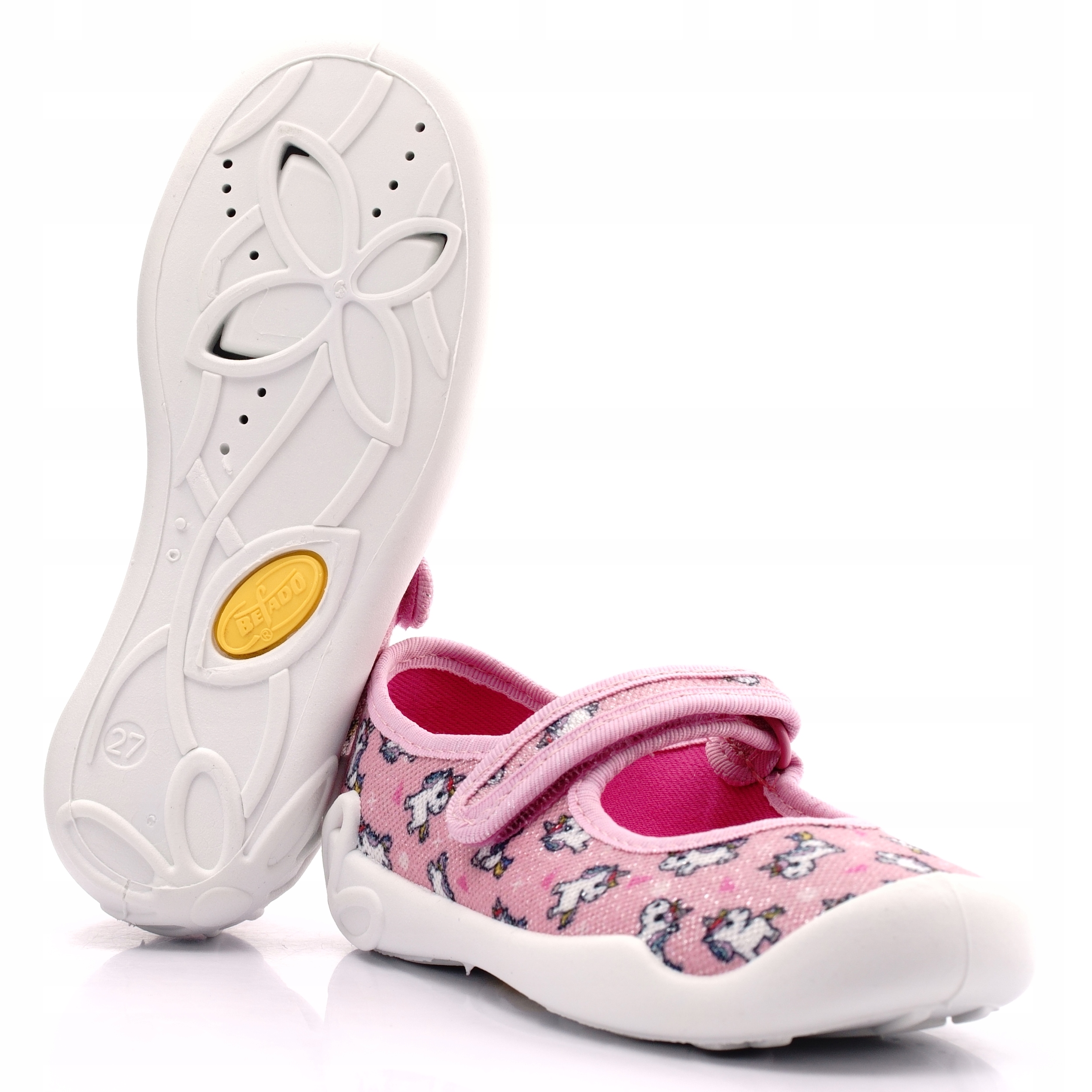 BEFADO BUTY DO PRZEDSZKOLA KAPCIE DZIECIĘCE BALERINKI 114X534N 27