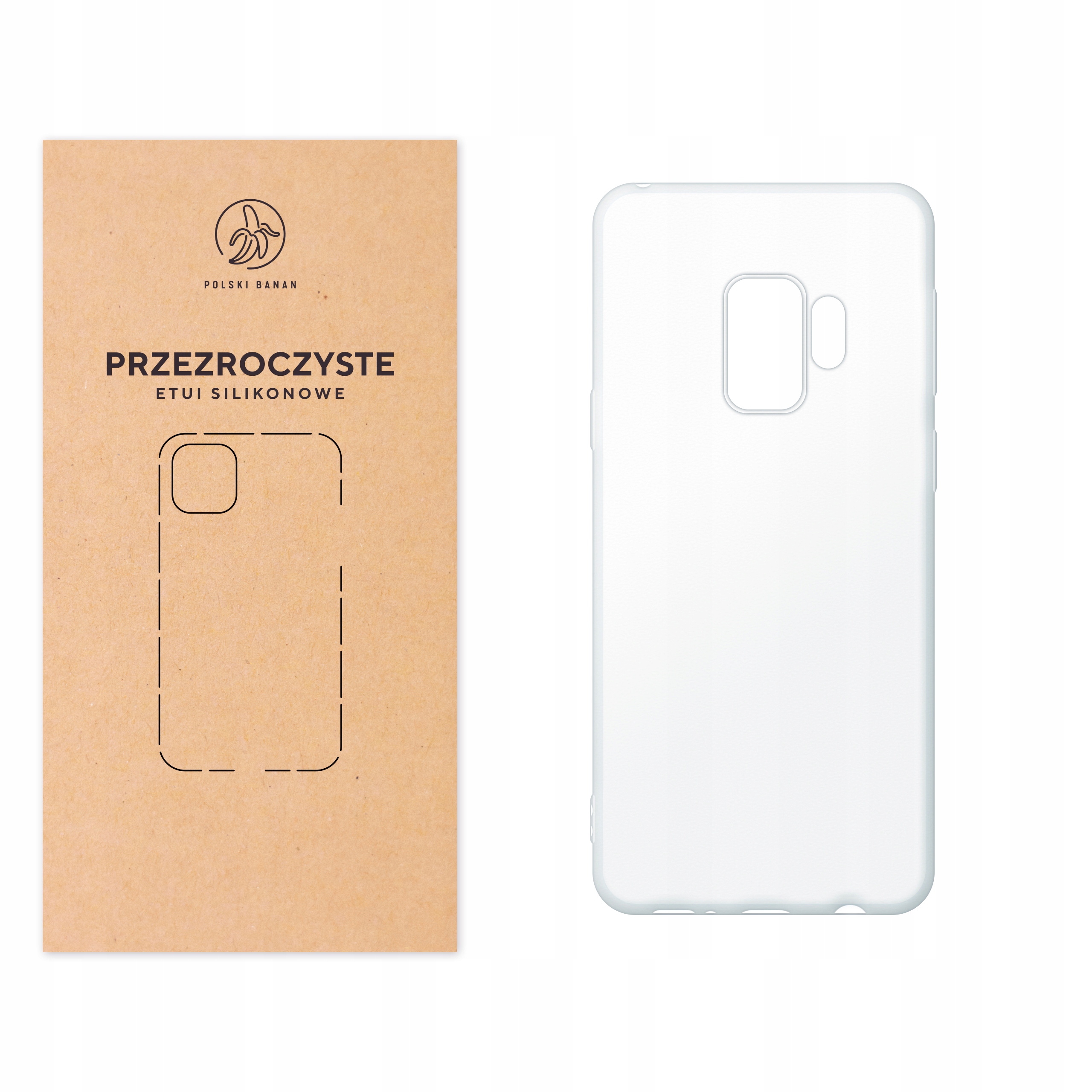 

Etui silikonowe Polski Banan do Samsung S9