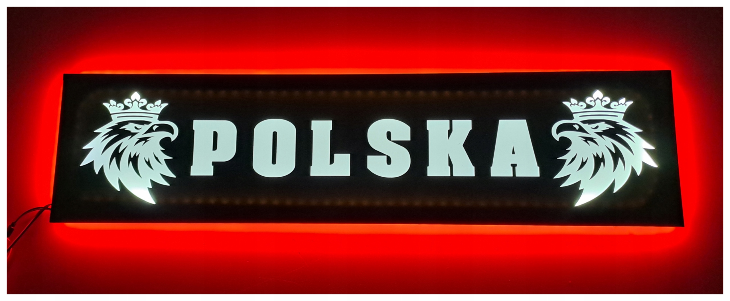 Led tabuľa Poľsko nad posteľou man daf scania volvo s podsvietením kabíny Tir