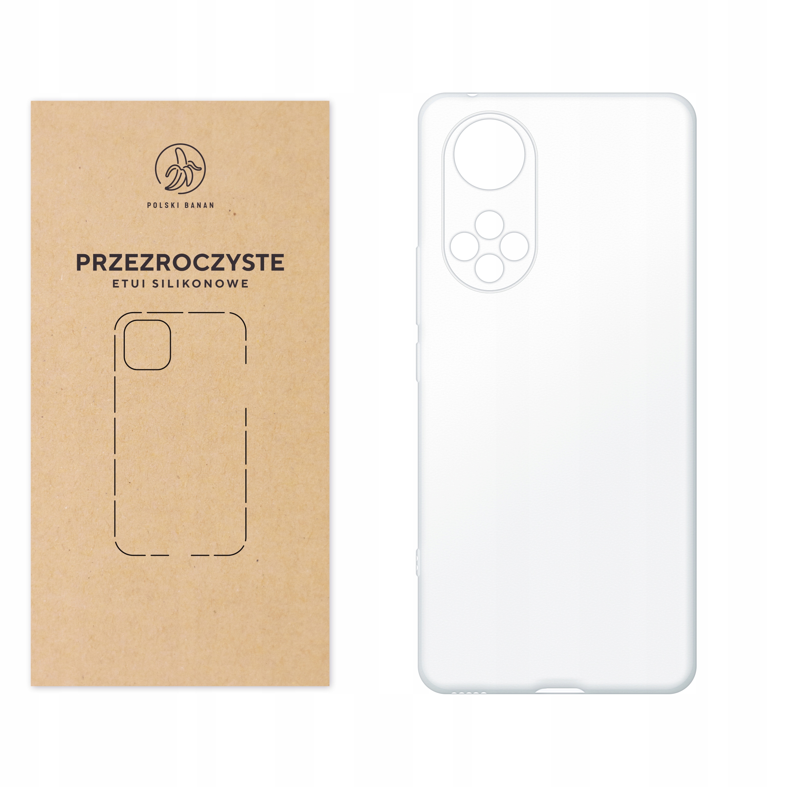 

Etui silikonowe Polski Banan do Huawei Nova 9