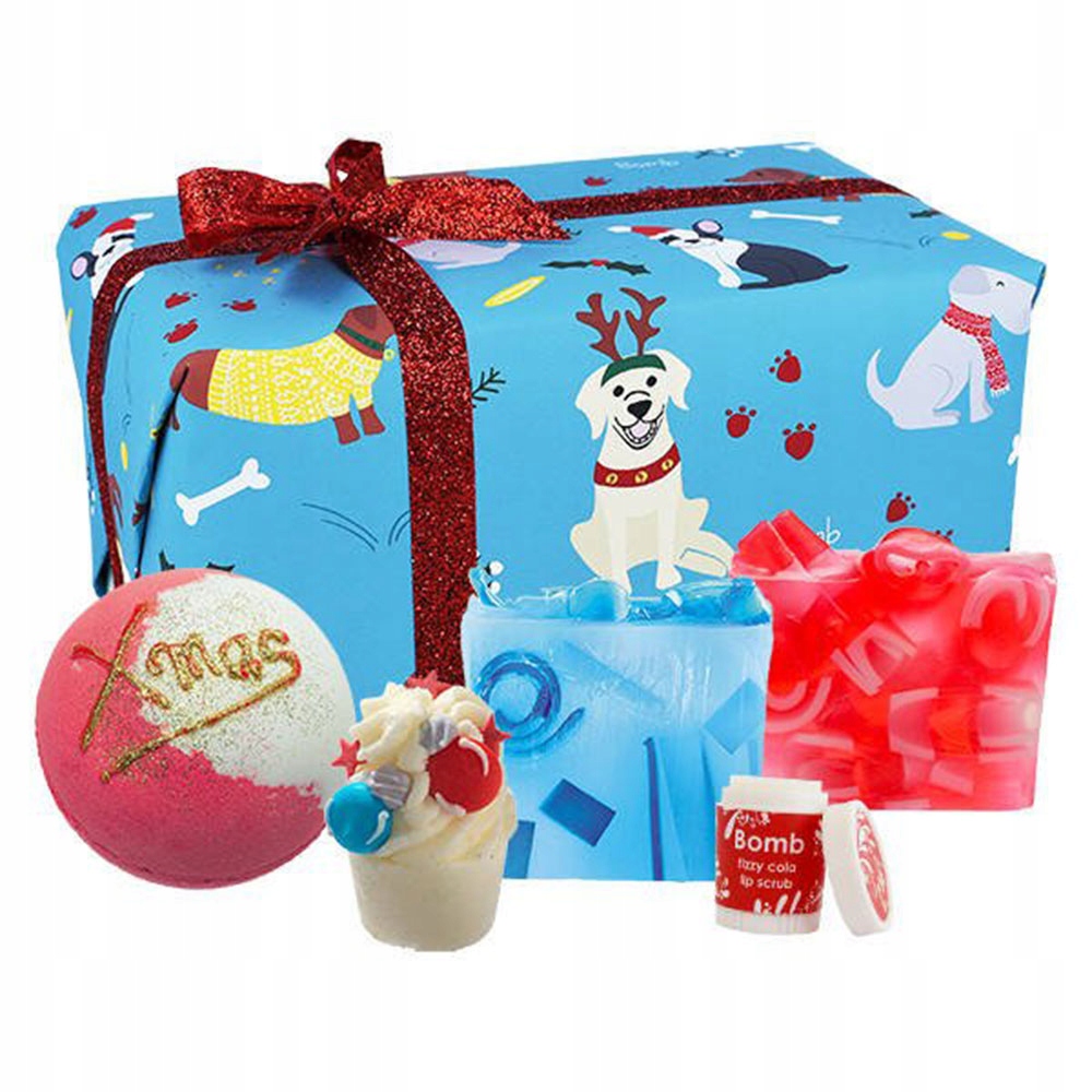 Zestaw Bomb Cosmetics Santa Paws do kąpieli