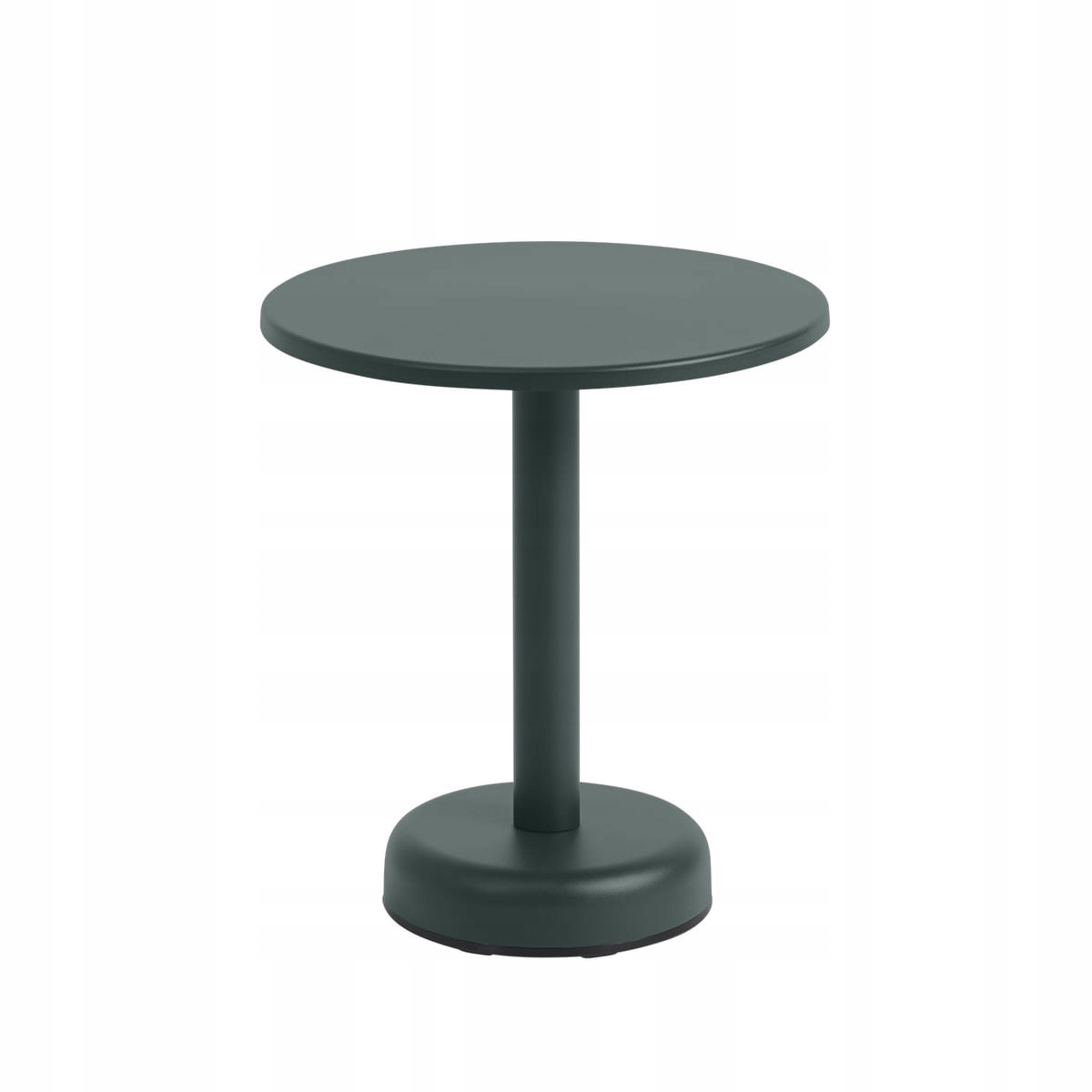 Muuto Linear Outdoor Oceľový vonkajší konferenčný stolík, zelený