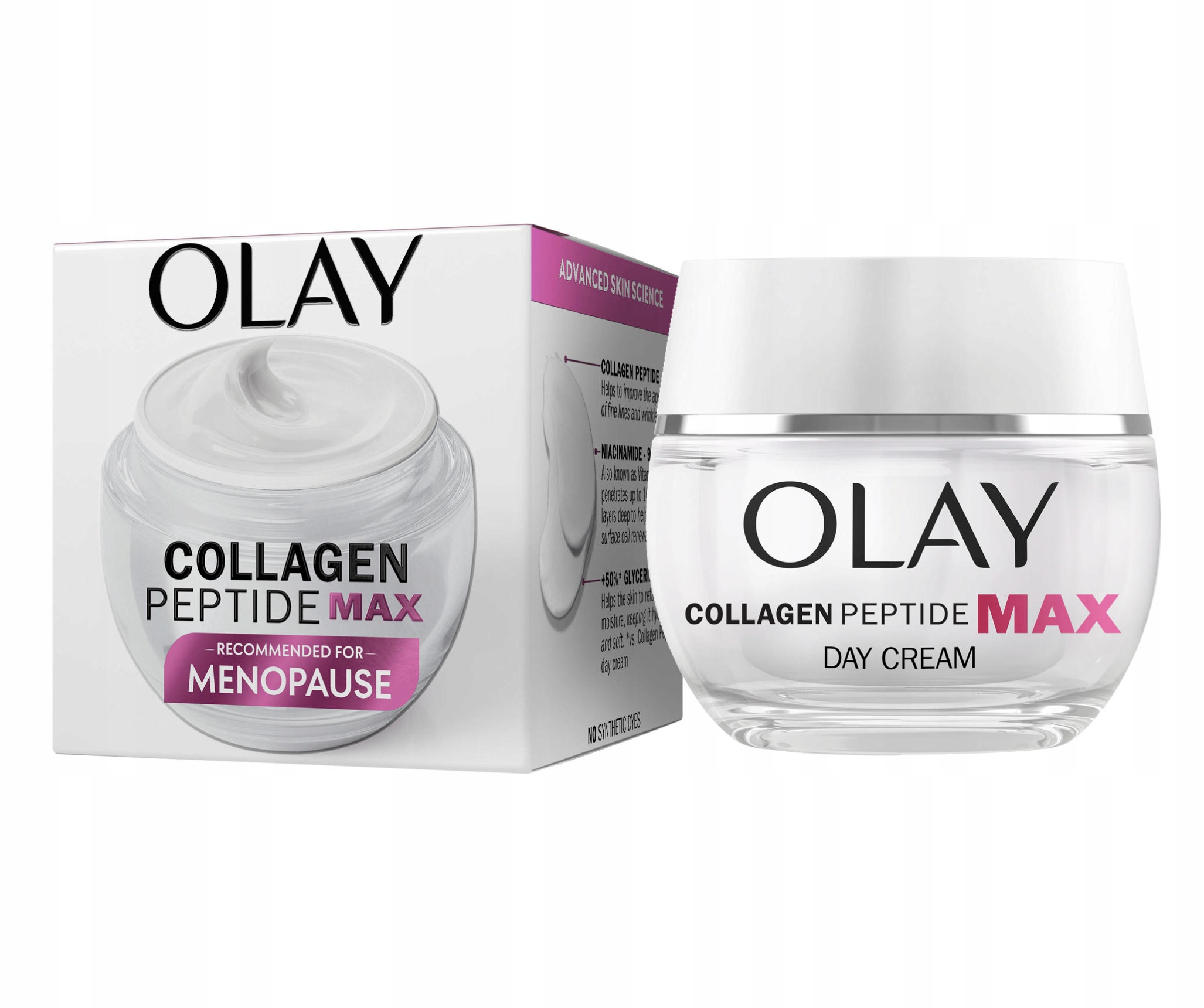 collagen peptide max nawilżający krem na dzień w okresie menopauzalnym
