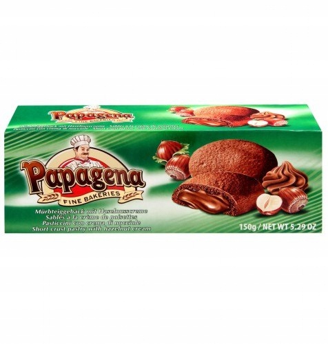 Papagena Ciastka z Kremem Orzechowym 150 g — 3